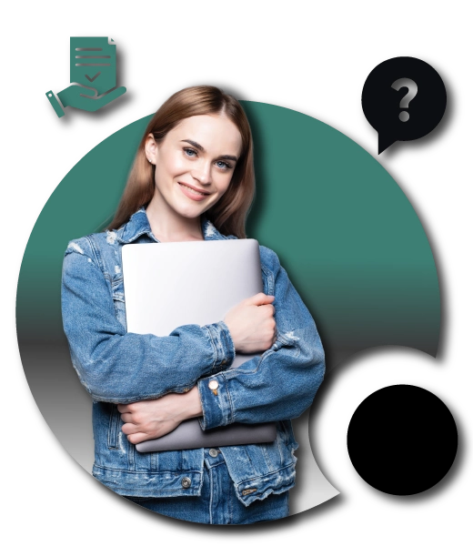 Student searching answers in assignment help support section